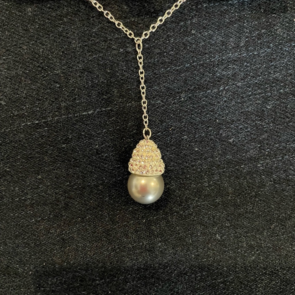 Swarovski Crystal and pearl necklace
